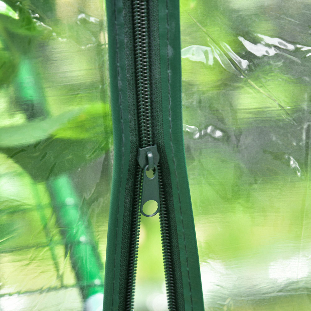 Outsunny Steel 4.7 x 4.7ft Walk In Greenhouse Image 3