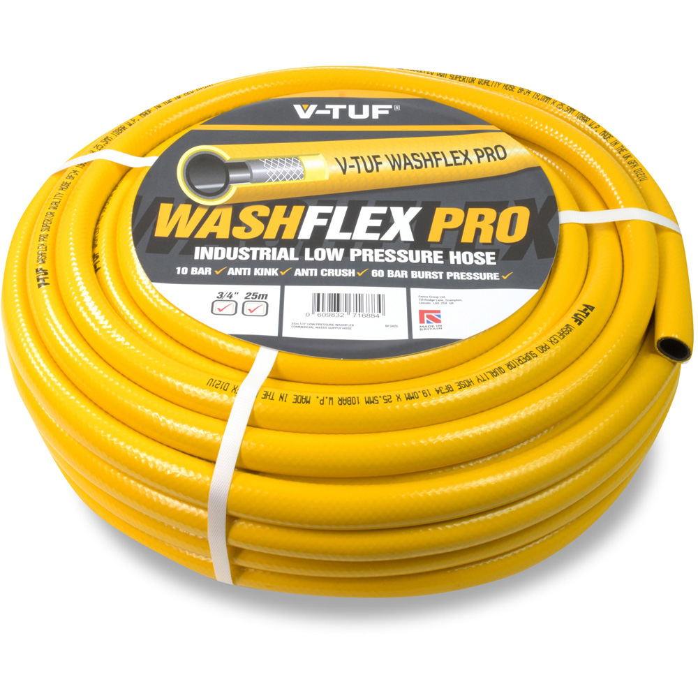 V-TUF Washflex Pro 25m Low Pressure Water Supply Hose Image 1