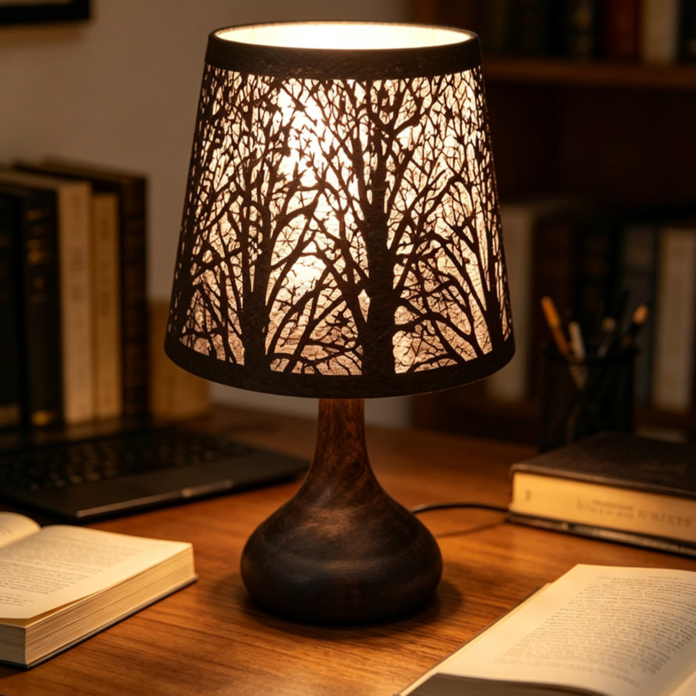 Avilo Tree Design Touch Lamp Image 2