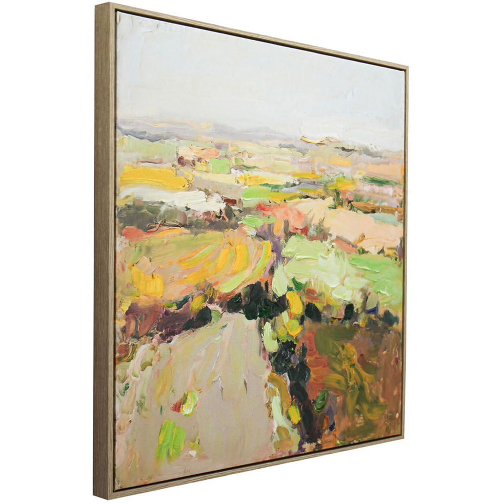 Hand-Painted Abstract Landscape Framed Wall Art Image 6