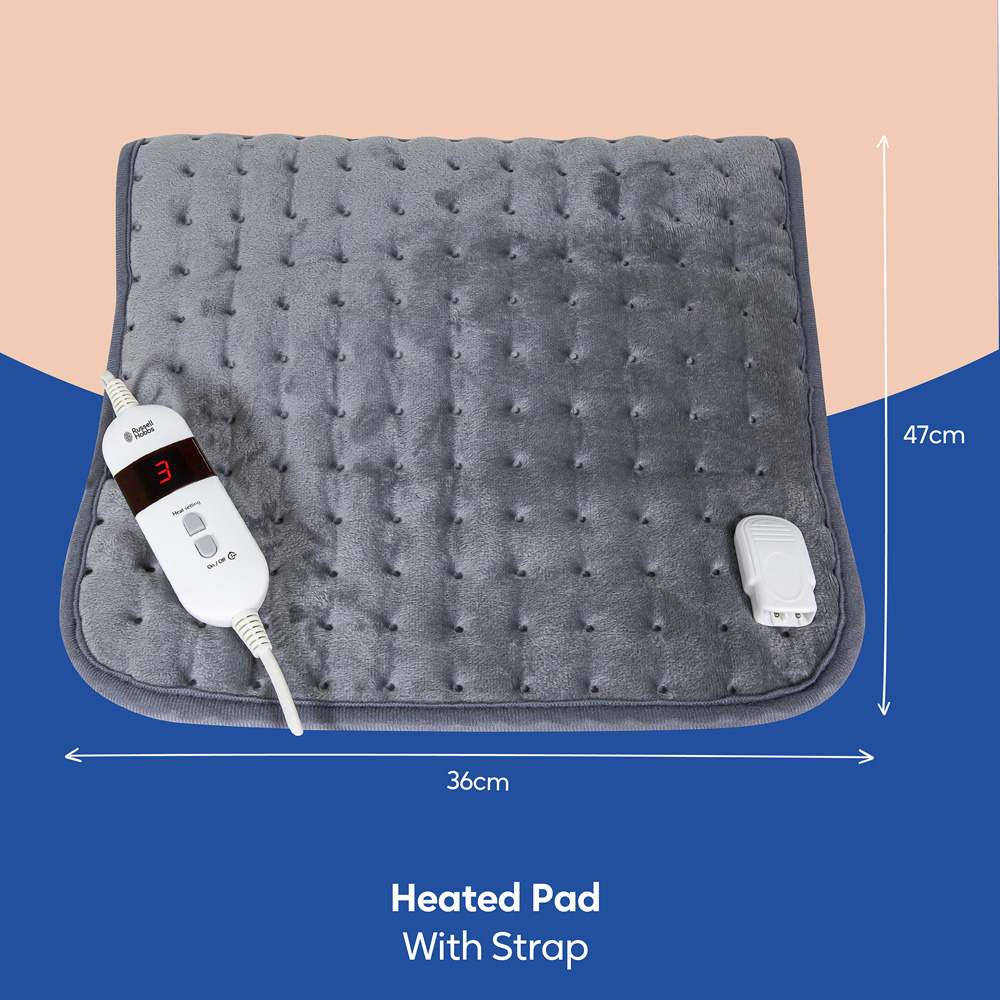 Russell Hobbs RHHPS1001 Grey Heated Pad with Strap 70W Image 8