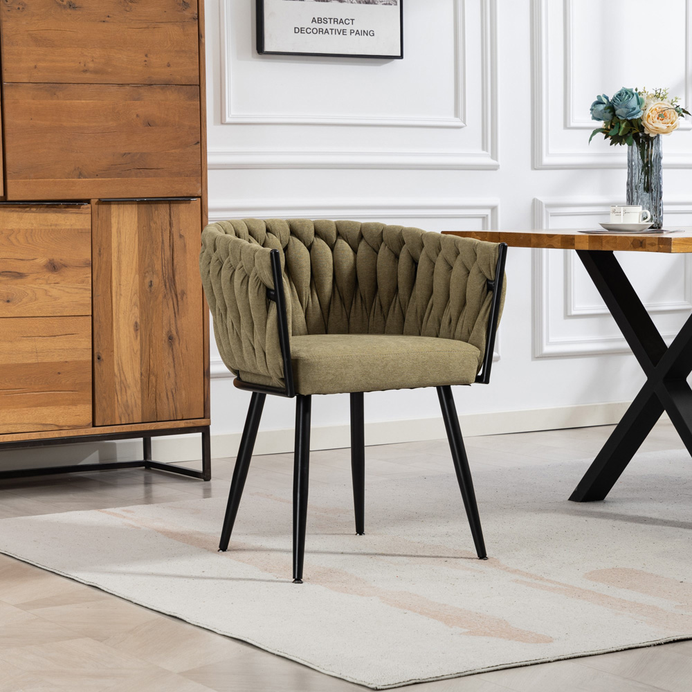 Artemis Home Aneta Set of 2 Pistachio Dining Chairs Image 4