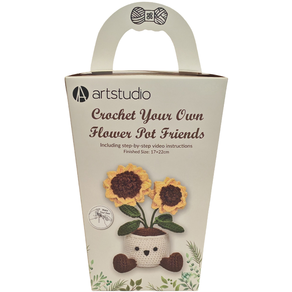 Crochet Your Own Flower Pot Friends Kit Image 2