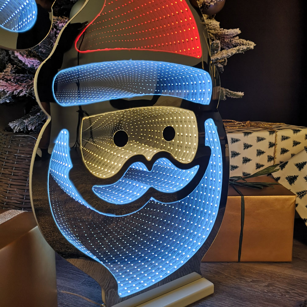 Samuel Alexander Infinity Light Up Standing Santa Christmas Decoration 60cm Image 2