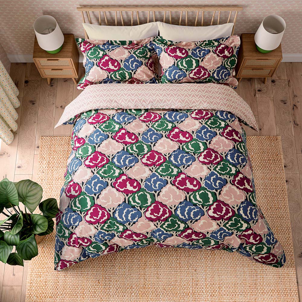 Scion Willow Tree Super King Size Berry Duvet Set Image 6