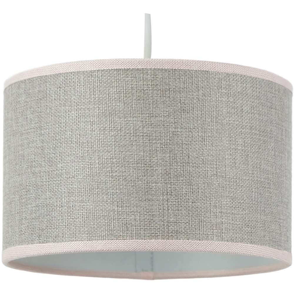 Textured Shade Grey 16cm 25cm Image 1
