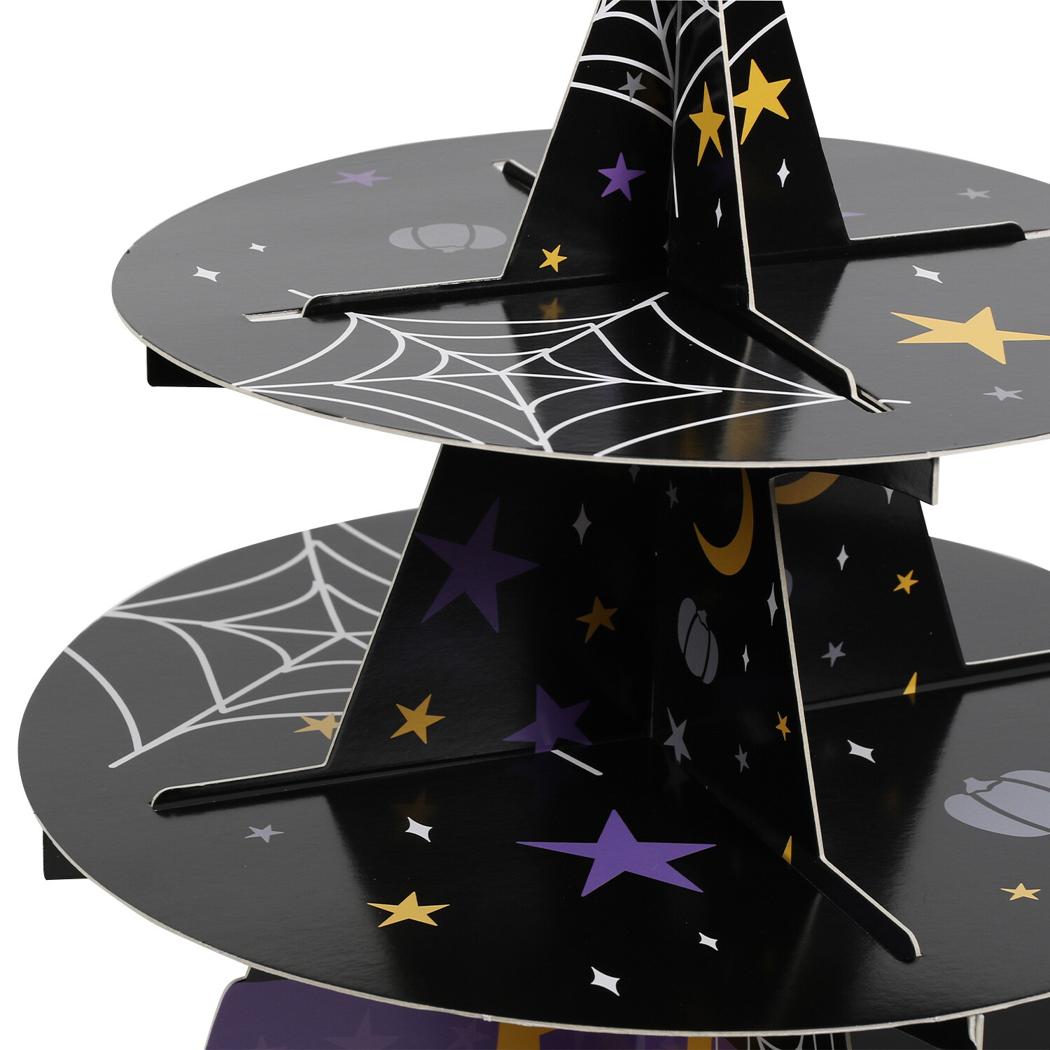 Witch Hat Cupcake Stand - Black Image 2
