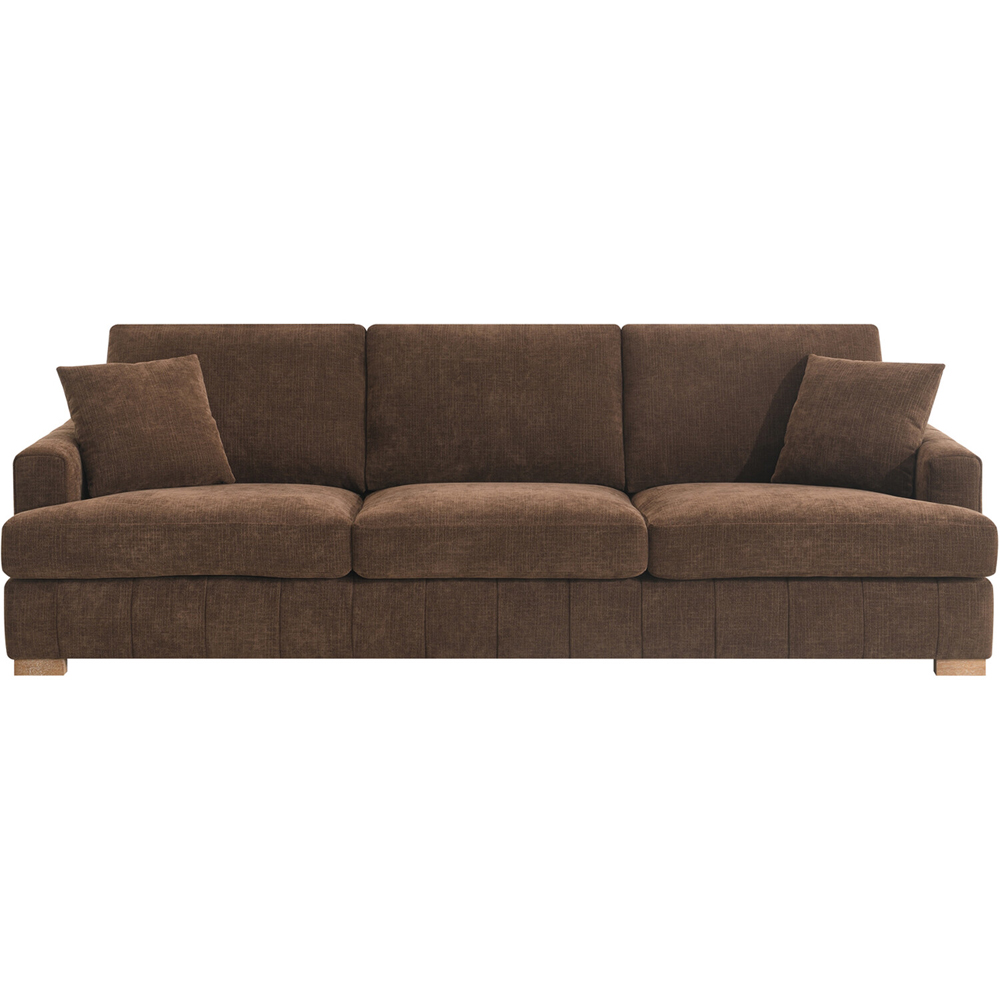 Arden Sofa Brown 3 Seater Image 2