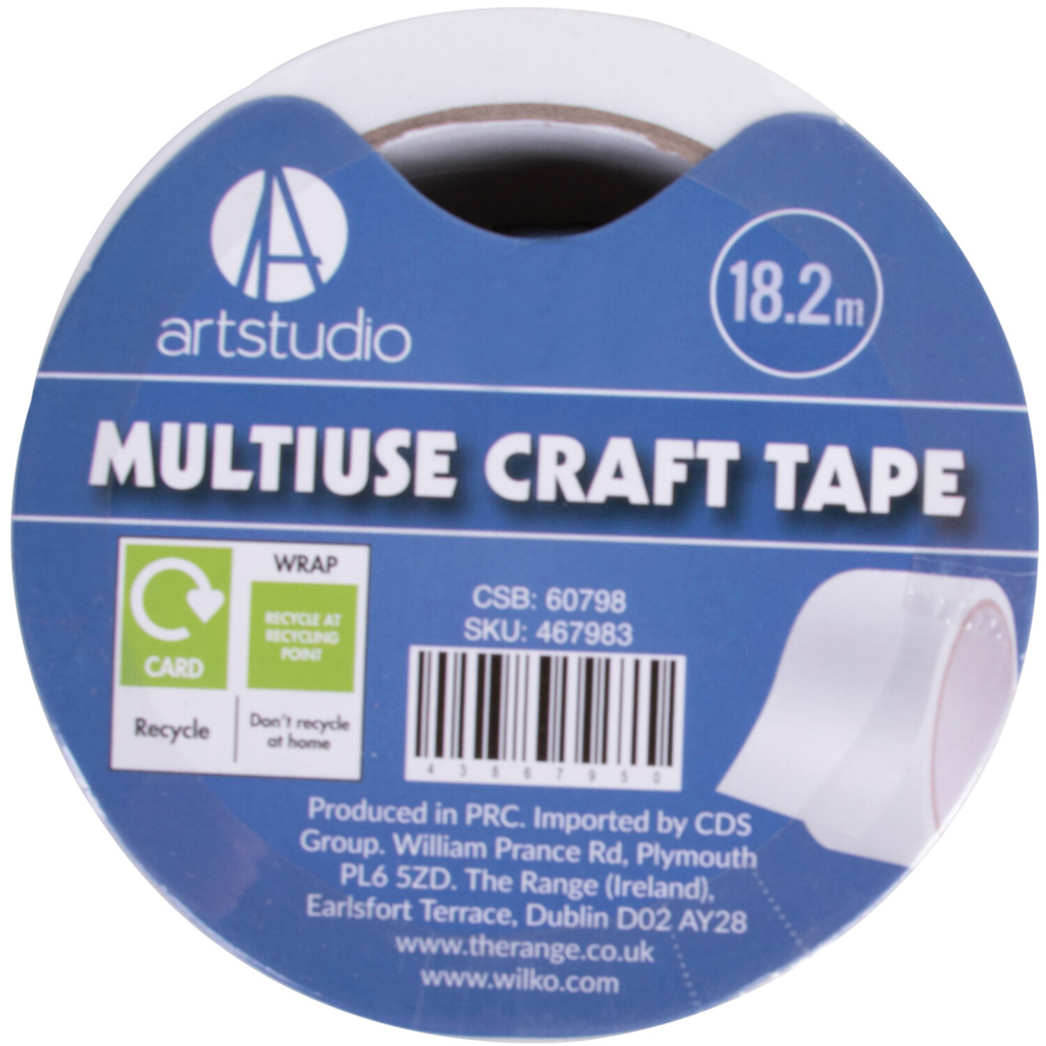 Black or White Multiuse Craft Tape Image 3