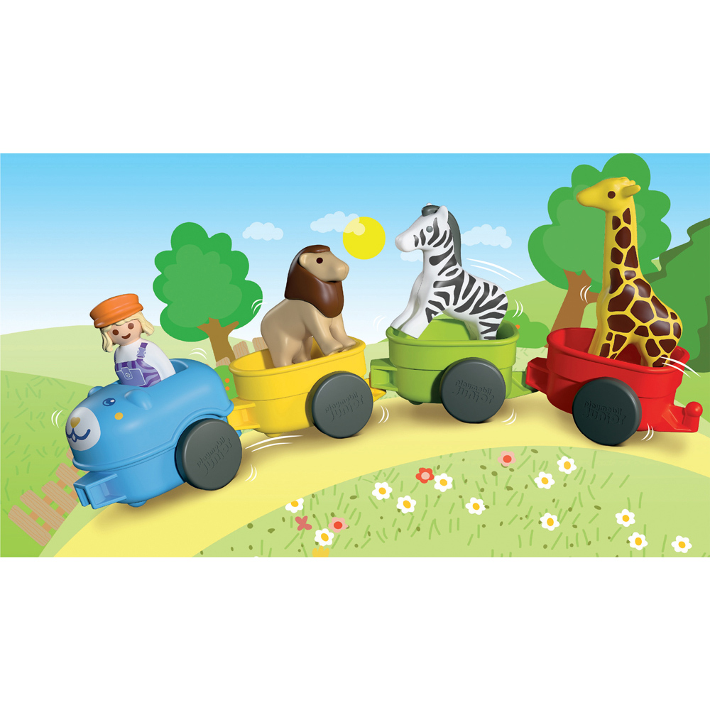 Playmobil Junior Animal Train Playset Image 5