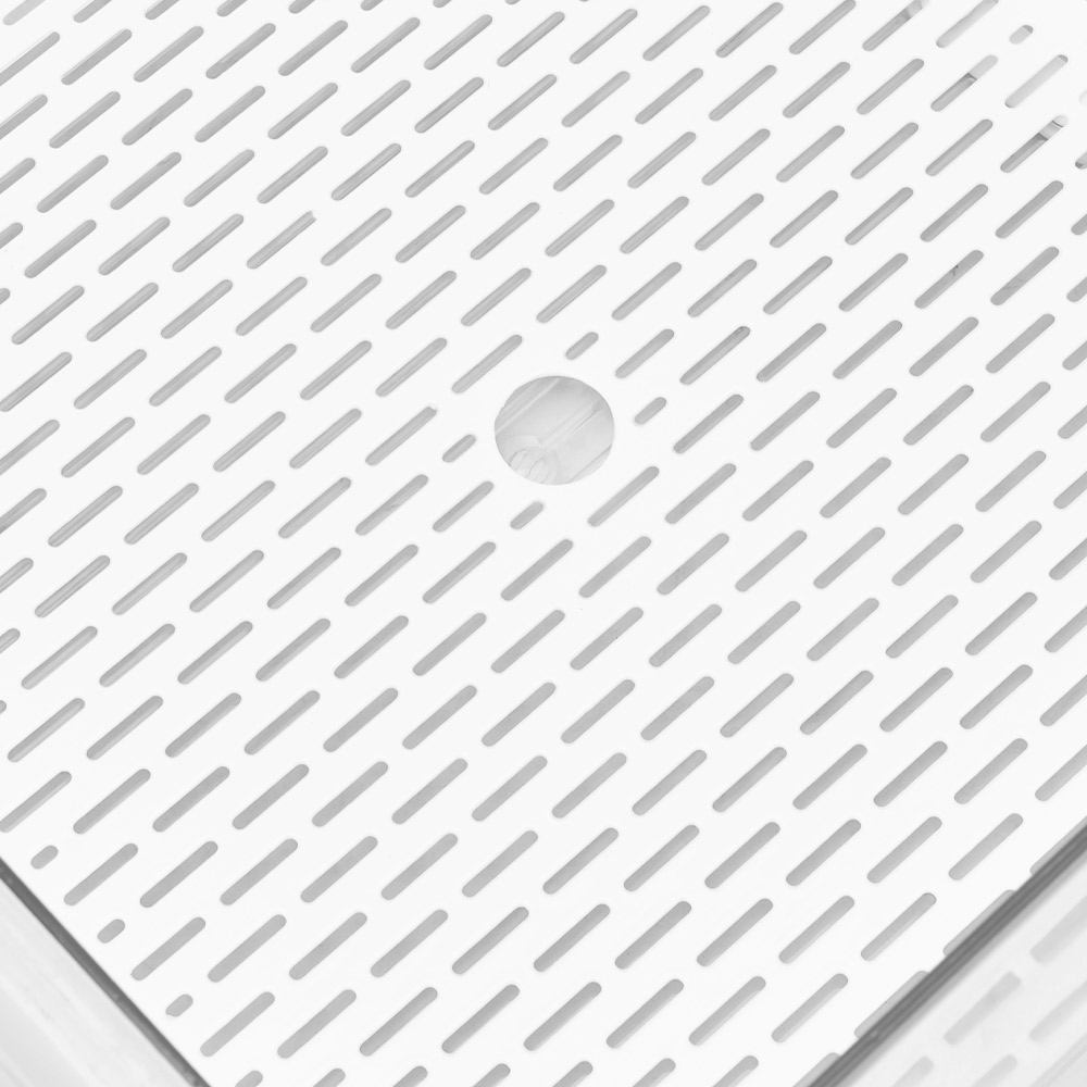 Living and Home 10 Piece Clear Stackable Fridge Storage Organiser Set Image 5