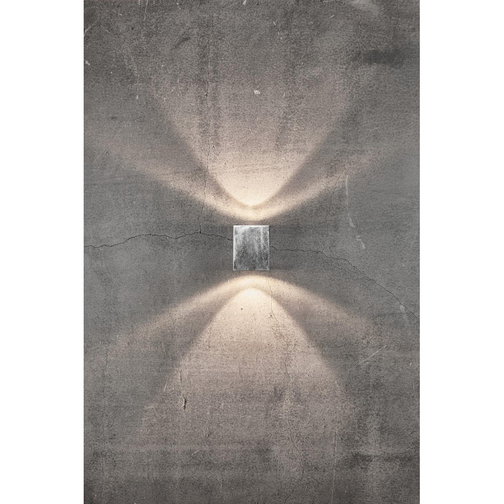 Nordlux Canto Kubi 2 Galvanised Steel Wall Light Image 2