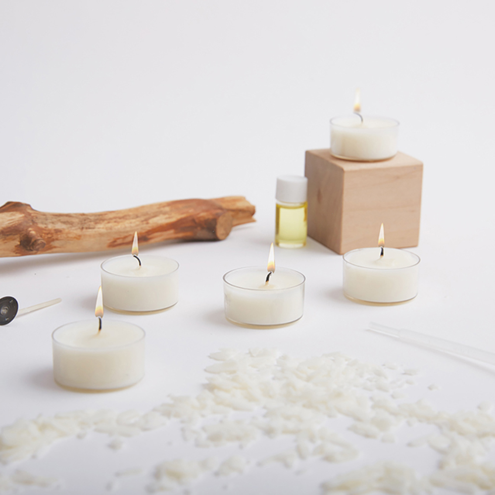 Bee & Bumble Beige Soy Tealights Craft Kit Image 2