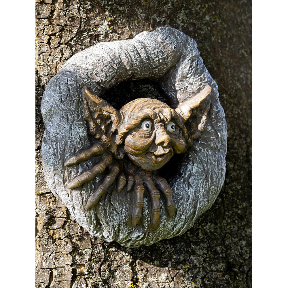 Marco Paul Tree Peeker Goblin Garden Ornament Image 5