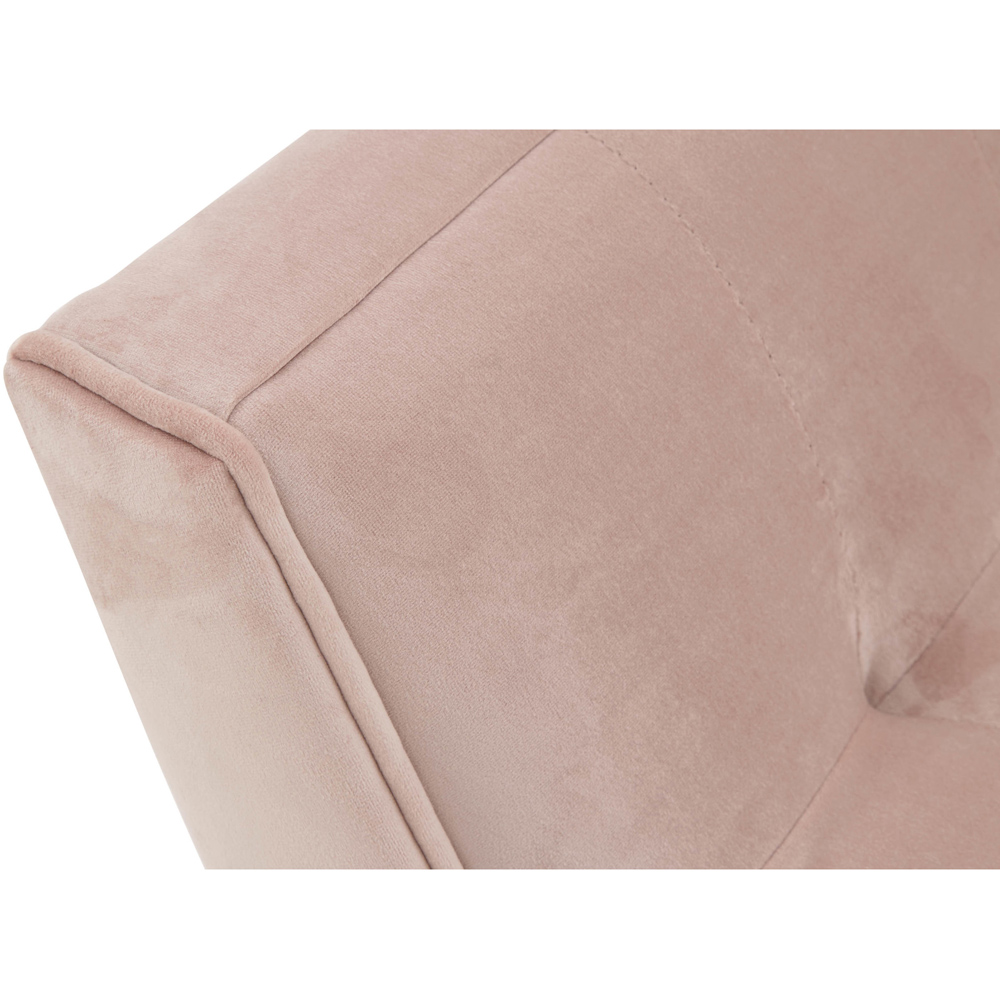 GFW Turin Blush Pink Upholstered Window Seat Image 6