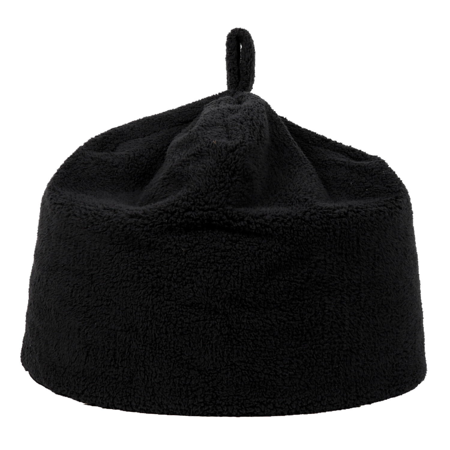 Divante Black Teddy Fleece Bean Bag Image 1