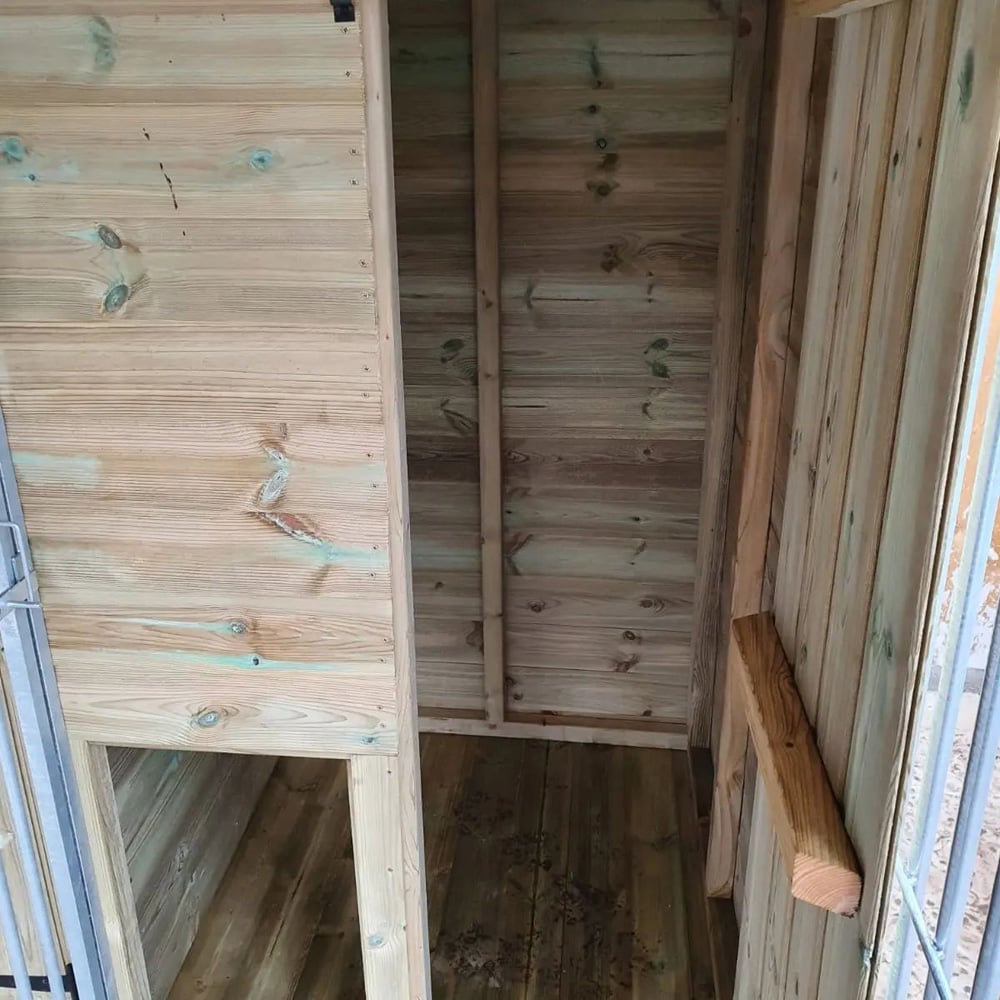Benchmark Dog Kennel with Apex Roof - Triple 10 x 10ft Premium Wood Range Image 3