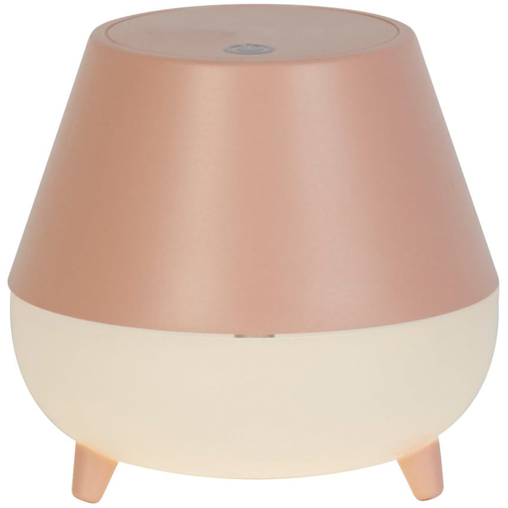 Lighting Collection Pink Rechargeable Storage LED Table Lamp Image 3