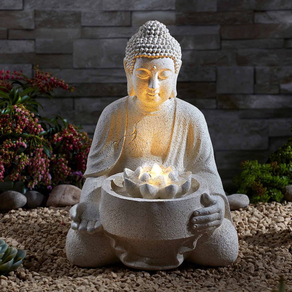 Garden Gear Serene Buddha Water Feature Image 4