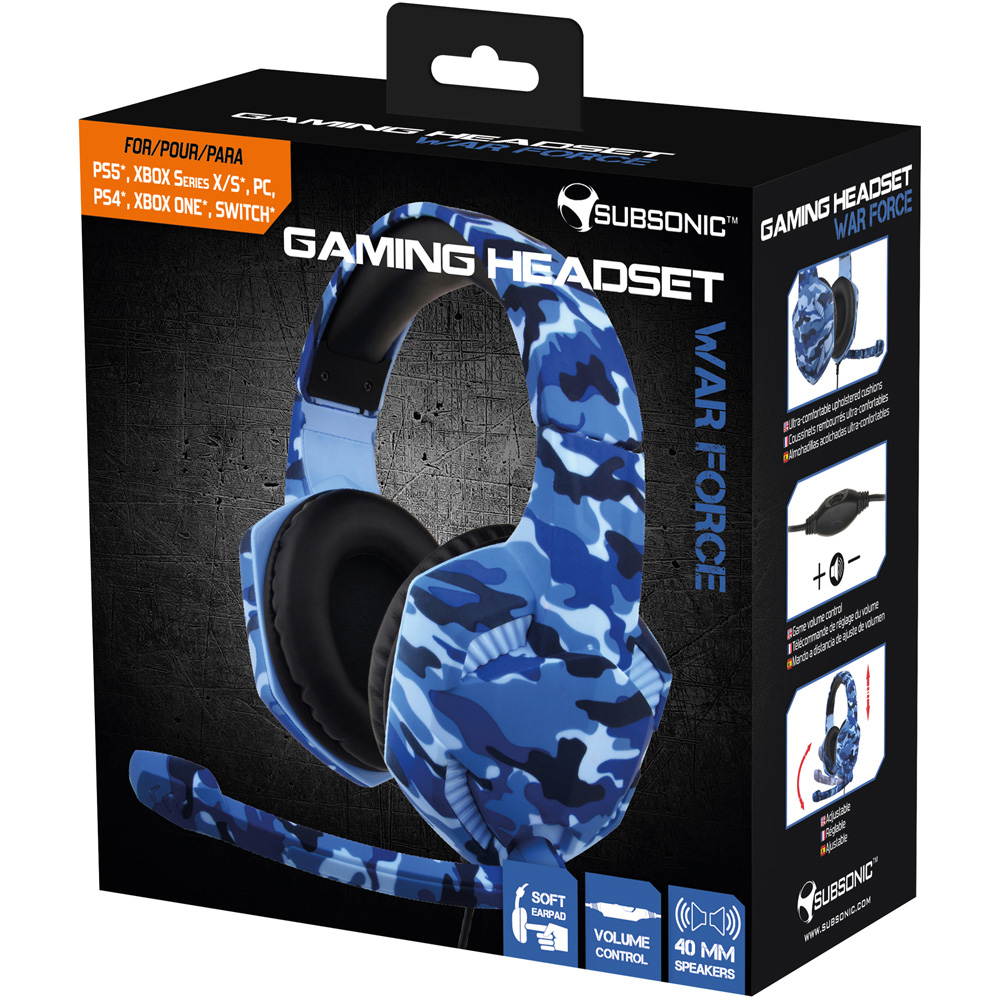 Subsonic War Force Camo Gaming Headset Image 2
