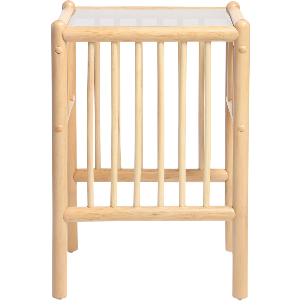 Desser Solo Natural Rattan Lamp Table Image 4