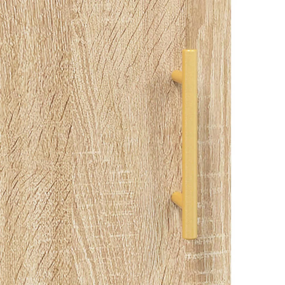 vidaXL 2 Door Brown Sonoma Oak Wall Mounted Cabinet Image 8