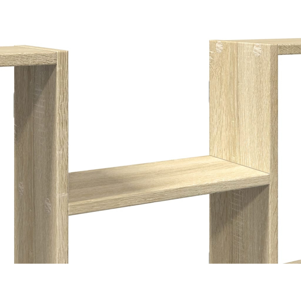 vidaXL 5 Shelf Sonoma Oak Floating Wall Shelf Image 6