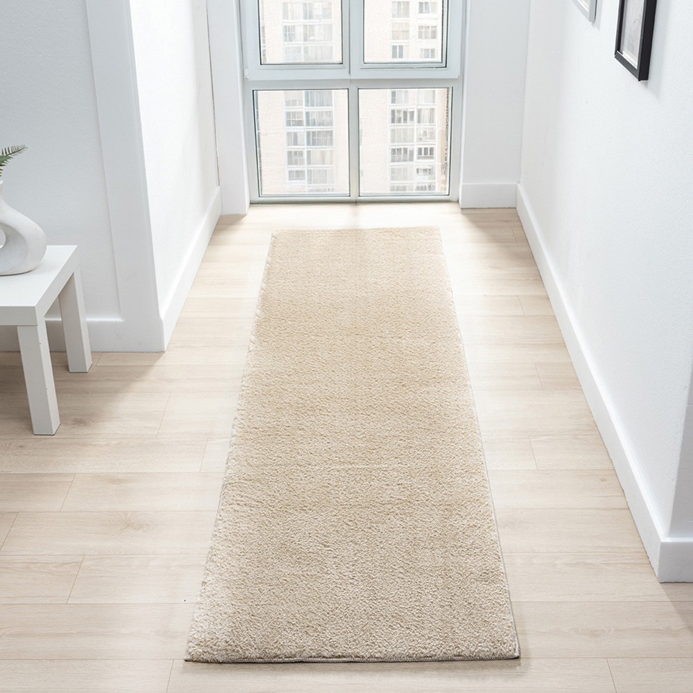 Desire Rugs Comfy Light Beige Anti Slip Felt Backing Rug 120 x 160cm Image 7