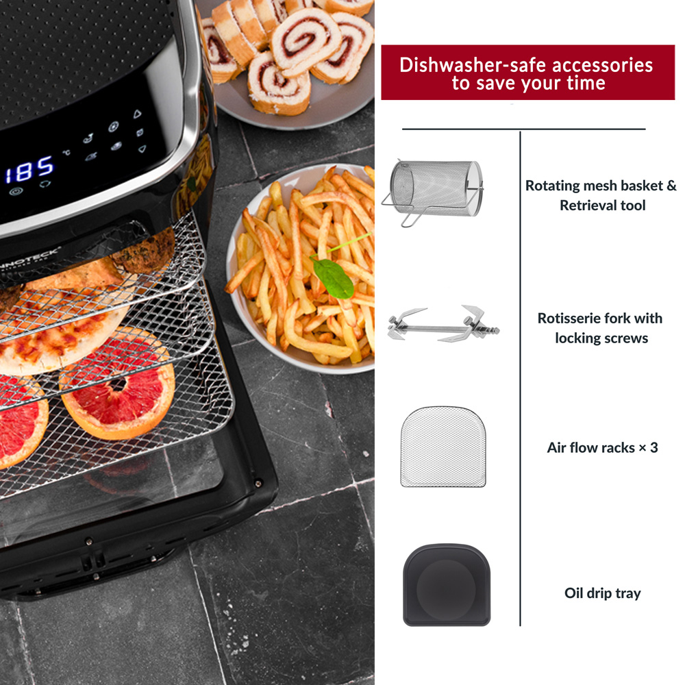 Innoteck Kitchen Pro 12L Digital Air Fryer Oven 1800W Image 3