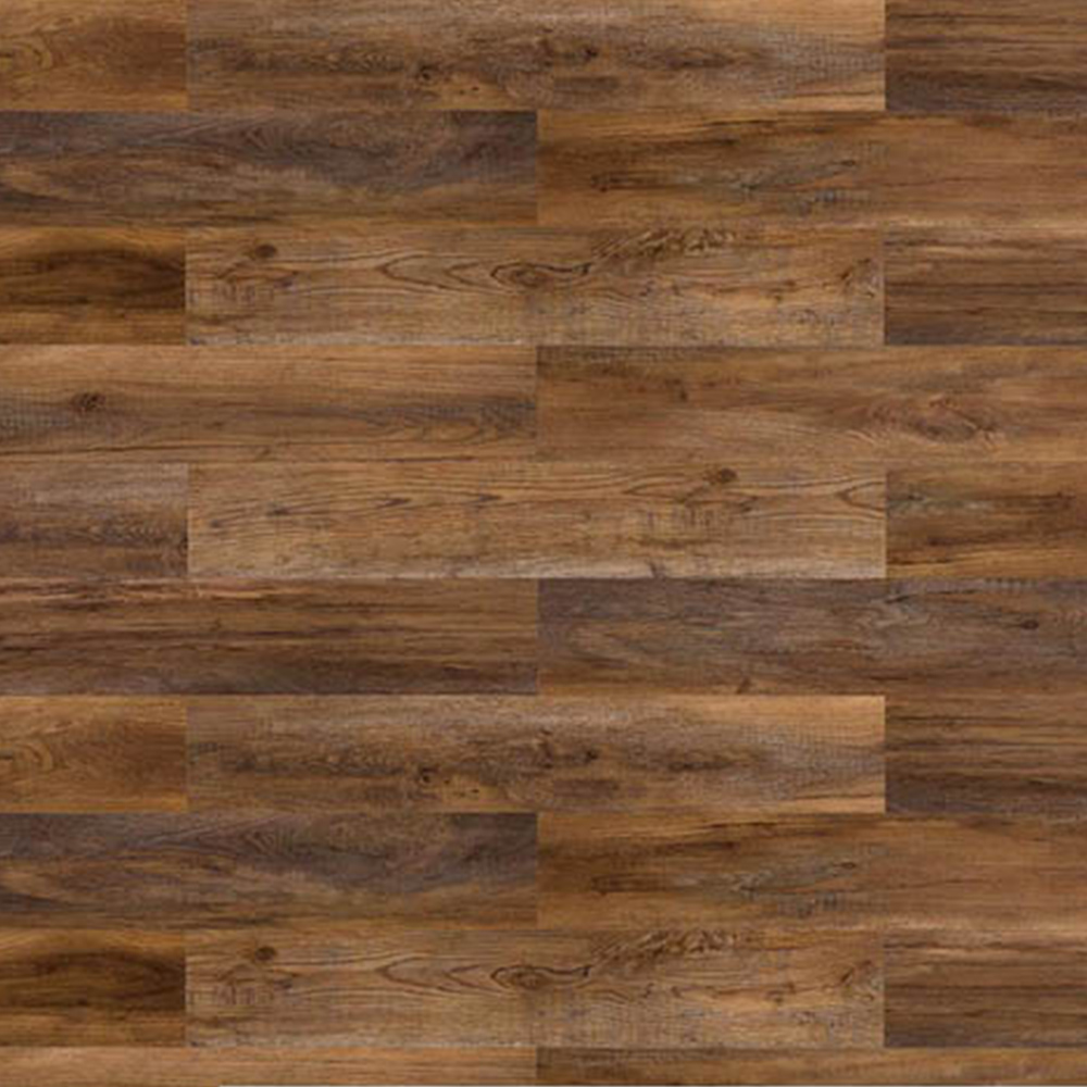 Walplus Umber Brown Wood Look Vinyl Floor Tile 15 Pack Image 2