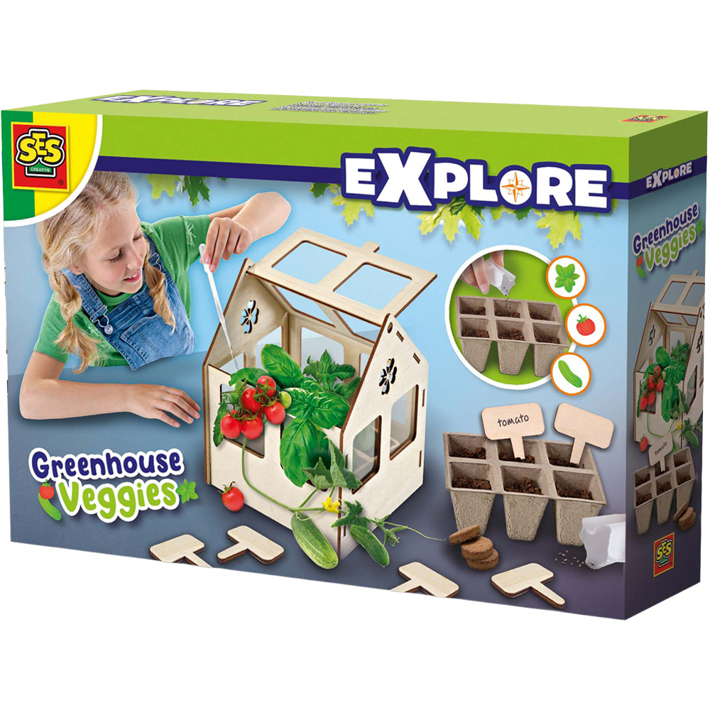 SES Creative Explore Greenhouse Veggies Kit Image 1