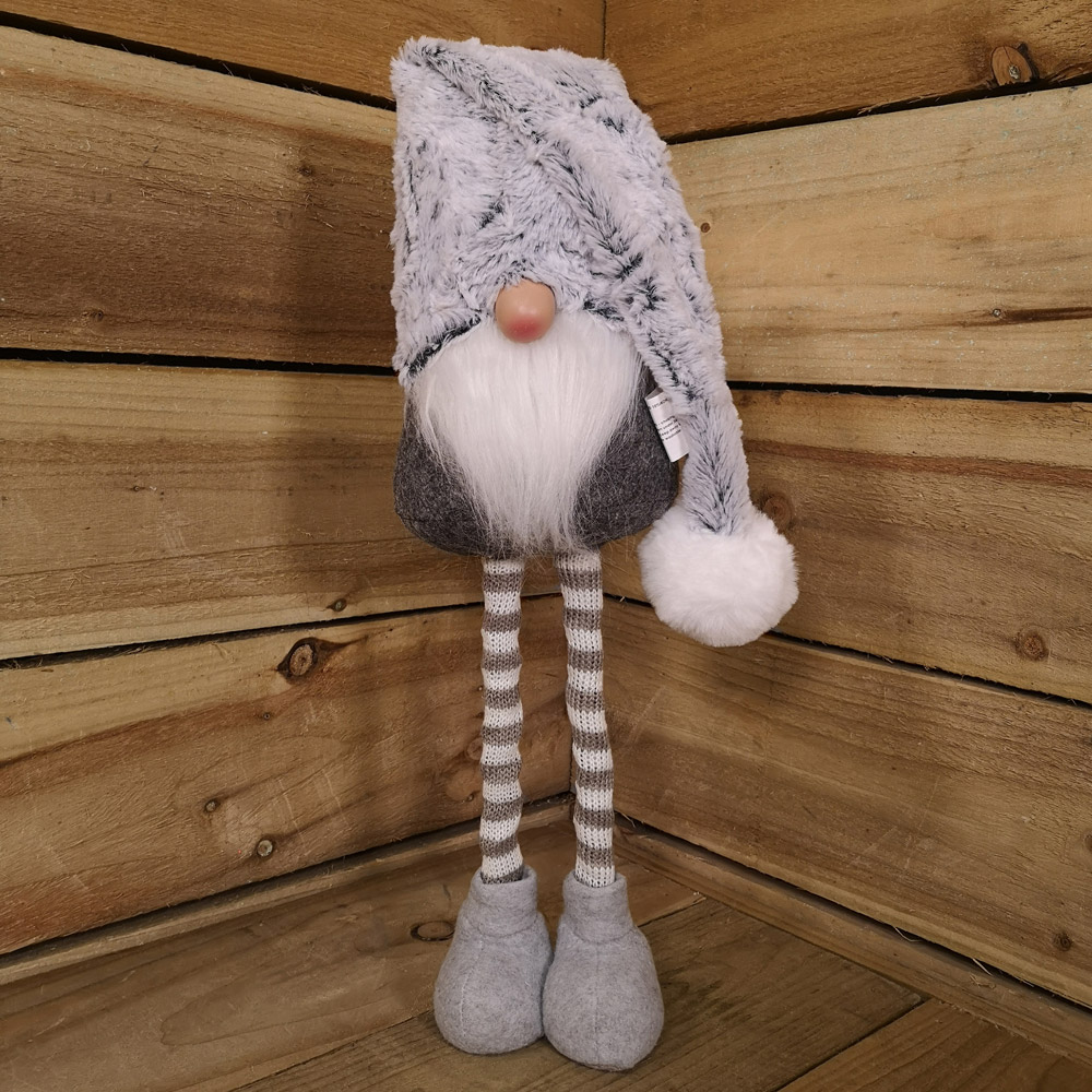 Samuel Alexander Grey Male Christmas Gonk with Extendable Legs 28cm Image 6