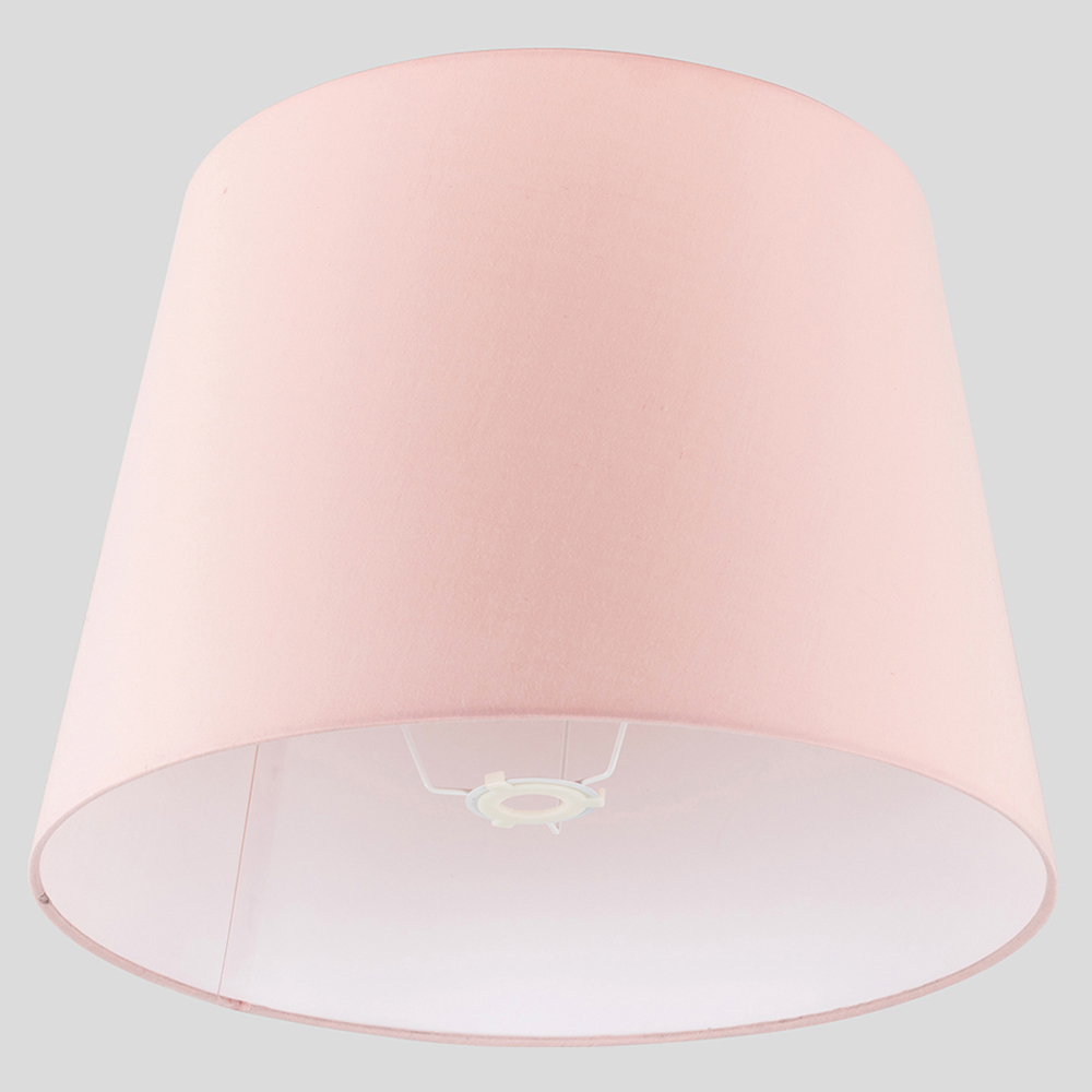 ValueLights Aspen Dusky Pink Tapered Lamp Shade XL Image 3