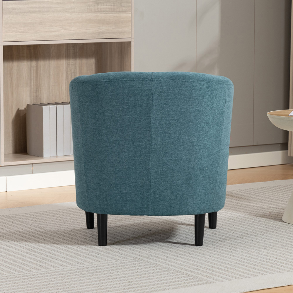 Artemis Home Beulah Teal Fabric Accent Chair Image 6