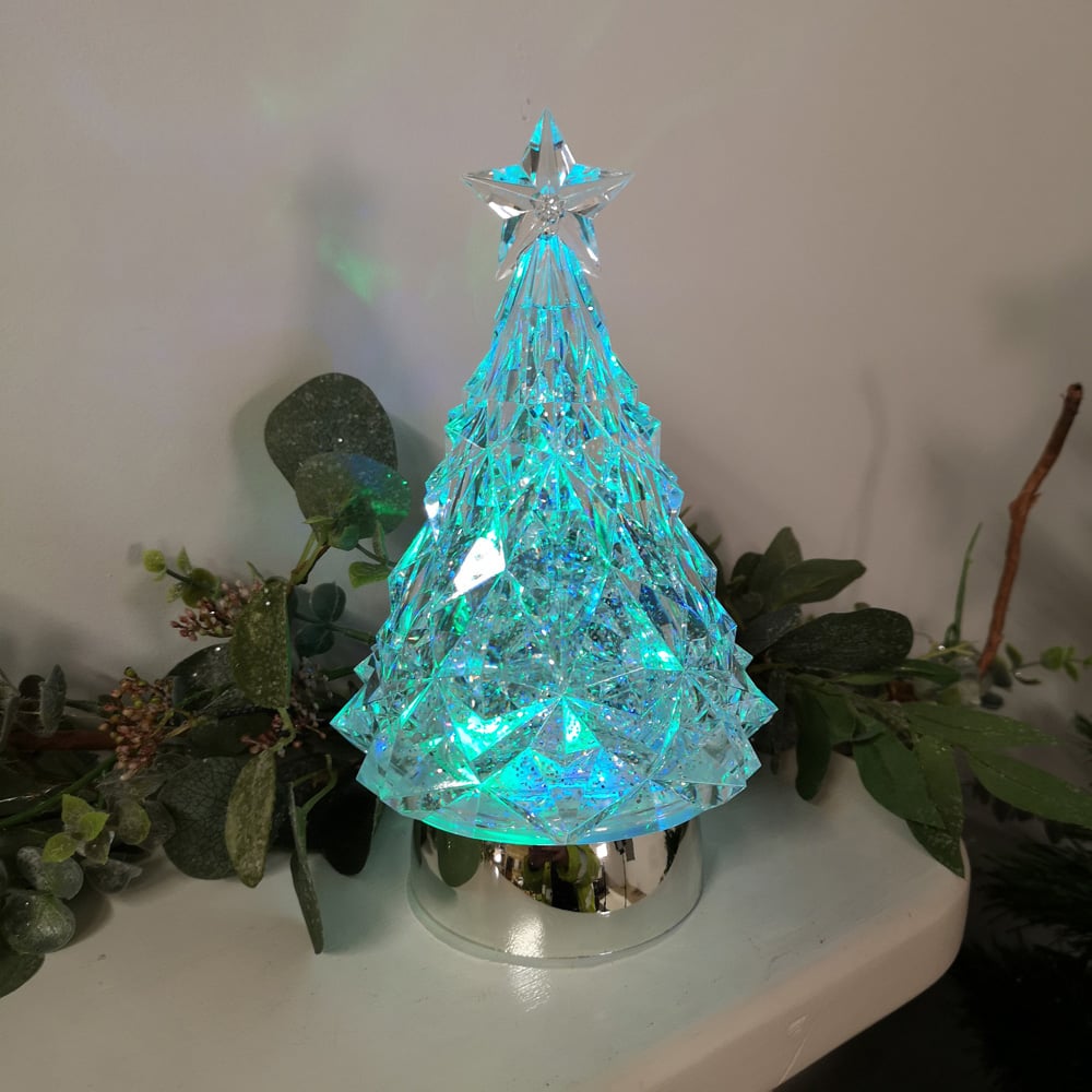 Samuel Alexander Colour Changing Tree LED Christmas Water Spinner 23cm Image 3