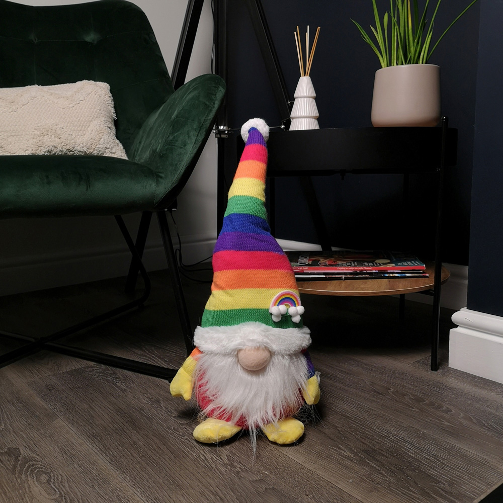 Samuel Alexander Rainbow Plush Sitting Gonk Christmas Decoration 45cm Image 6