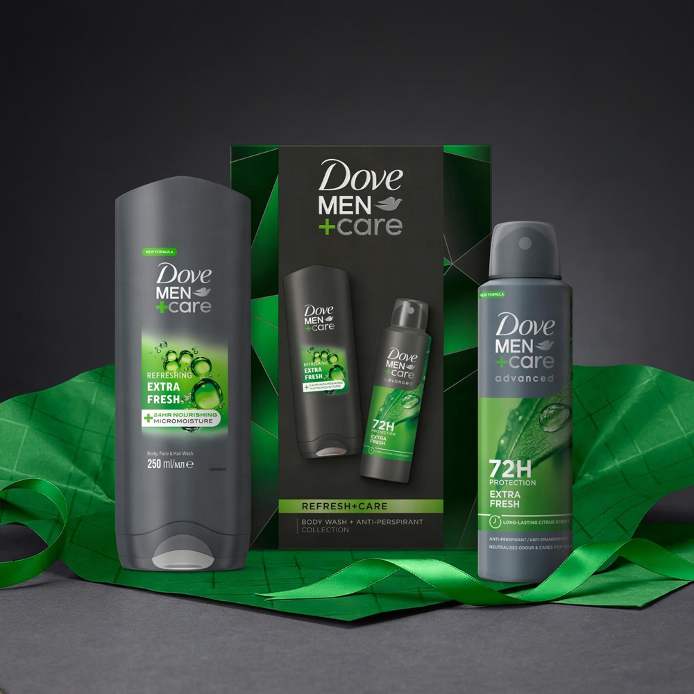 Dove Men+Care Refresh+Care Duo Gift Set 4 Pack Image 5