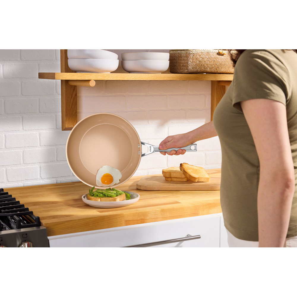 Ninja Extended Life 24cm Grey Ceramic Frying Pan Image 5