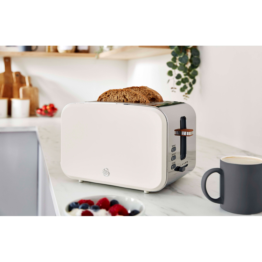 Swan Nordic EEJB146 White 2 Slice Toaster 1.7L Kettle and 20L Microwave Bundle Image 2