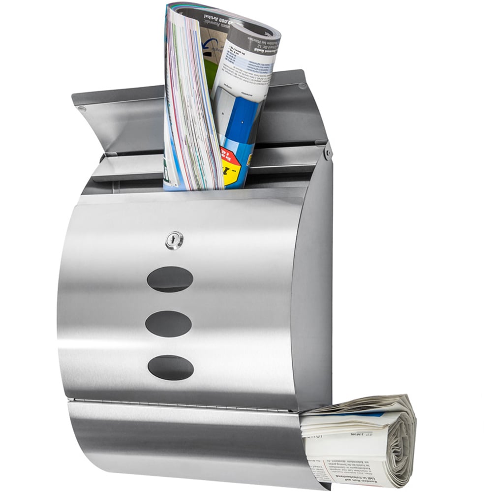 tectake Round Post Box Image 2
