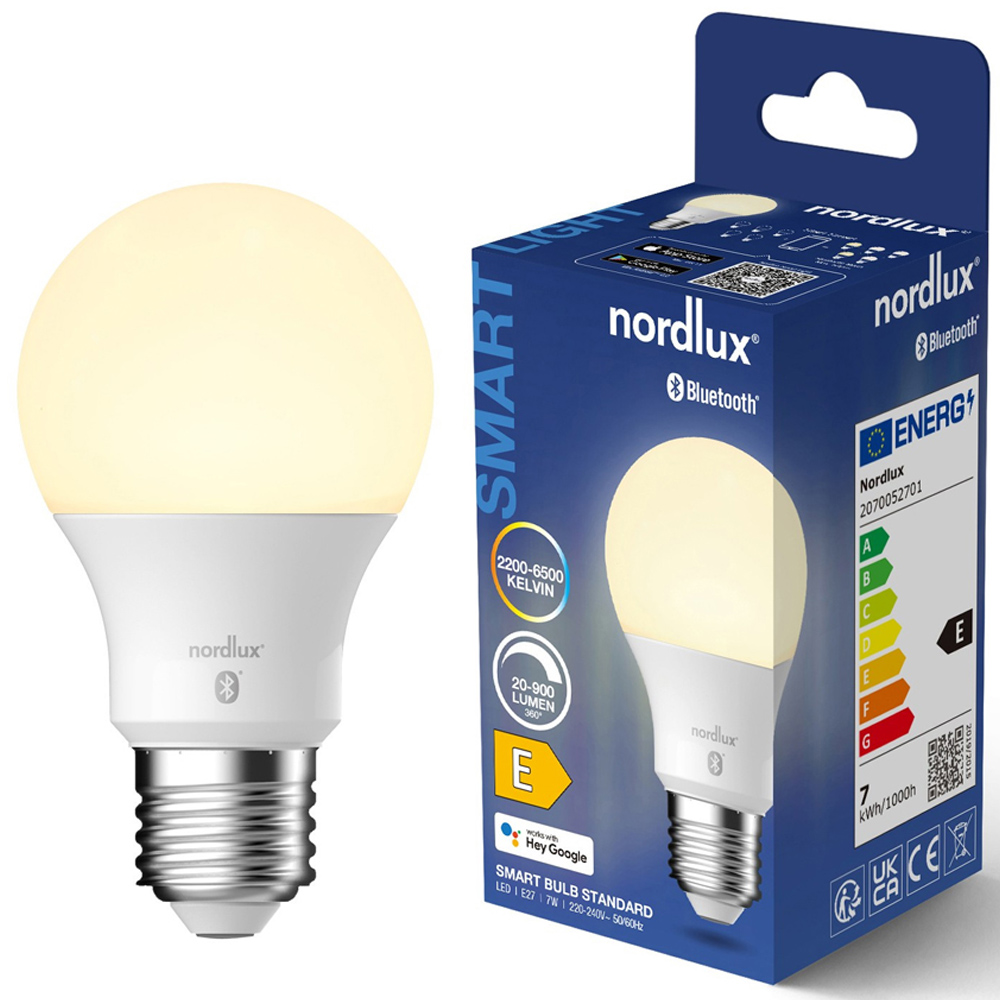 Nordlux Smart A60 E27 900 Lumen White Light Bulb Image 4