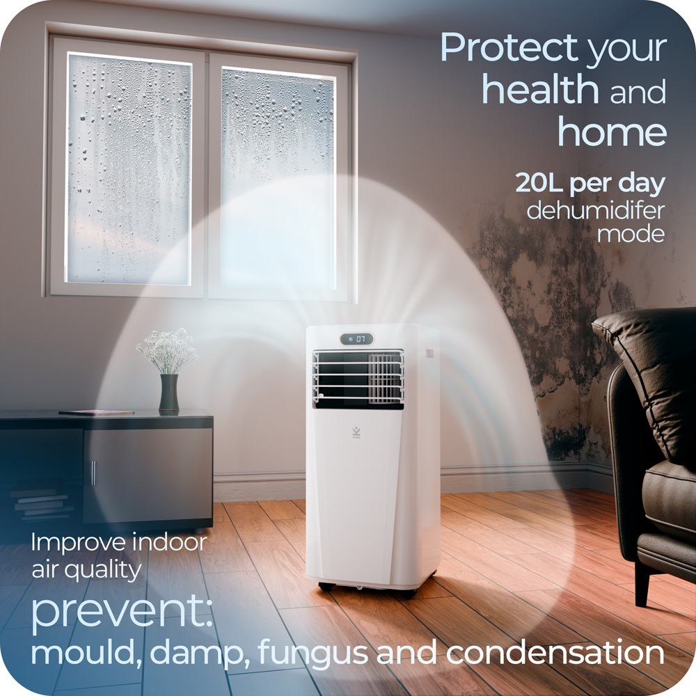 Avalla S-95 Portable 3-in-1 Air Conditioner; 100W Industrial Class 7000BTU, 68m3 Coverage Image 2