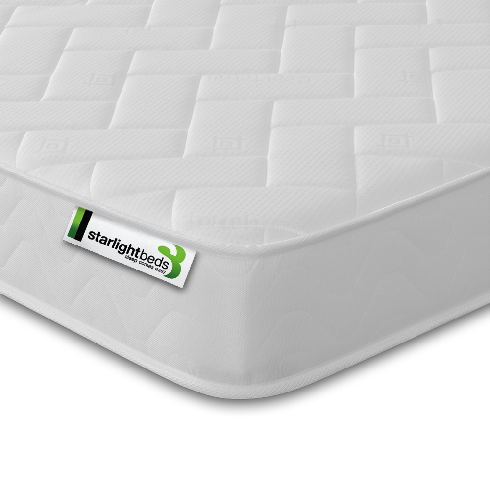 Starlight Beds Deluxe European Double White Memory Foam with Spring Mattress Image 3