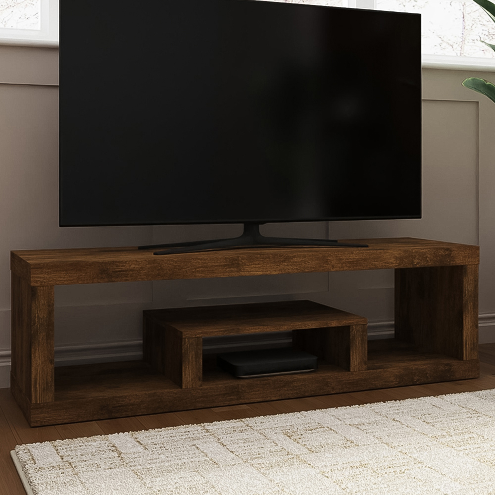 GFW Jakarta 2 Shelf Mango Low board TV Unit Image 1