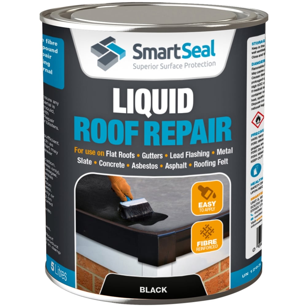 Smartseal Black Liquid Roof Repair 5L Image 2