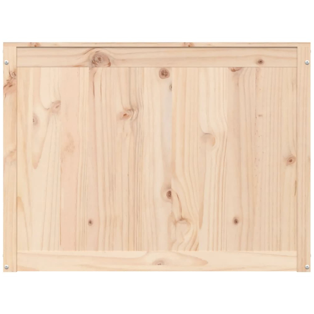 vidaXL Solid Pine Wood Laundry Basket 88.5 x 44 x 66cm Image 5