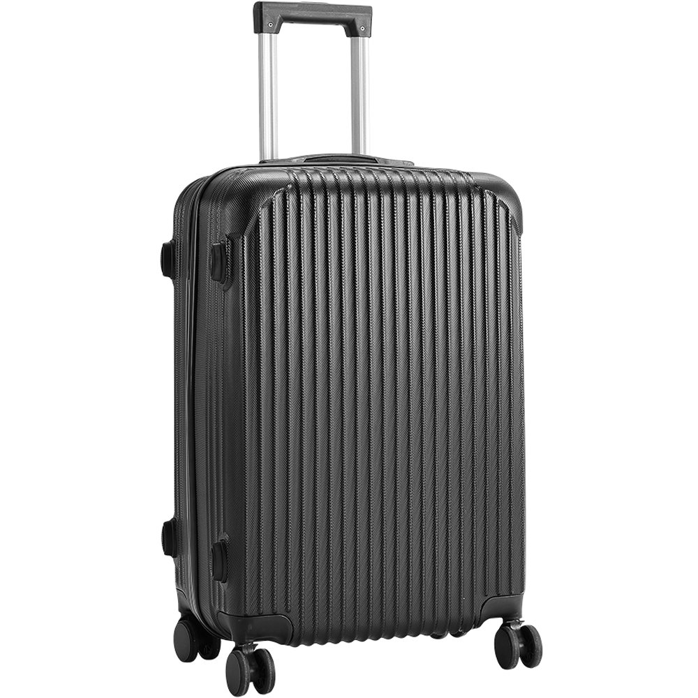 H&O Direct Large Black Hardshell Suitcase Image 1
