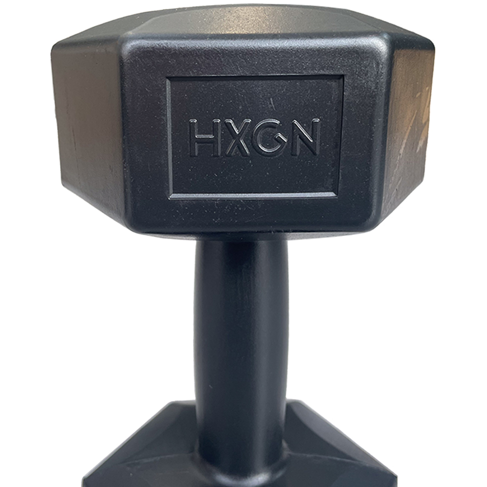 HXGN Black Hex Dumbbell 6kg 2 Pack Image 4