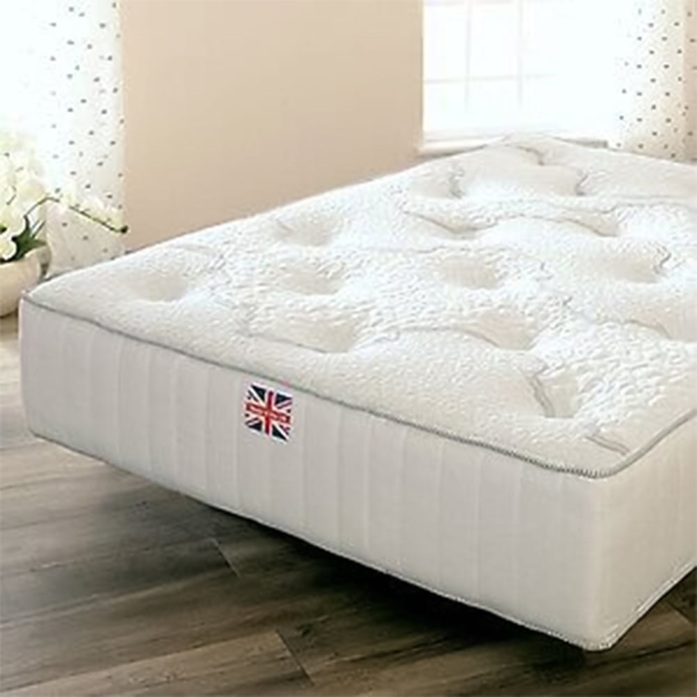 Comfy Living Single White Pocket Sprung Mattress Image 2