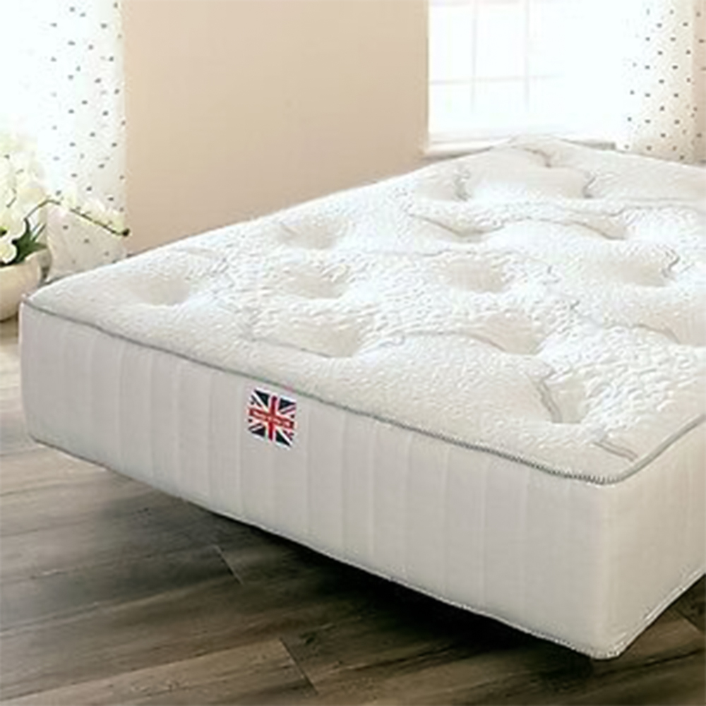 Comfy Living King Size White Pocket Sprung Mattress Image 2